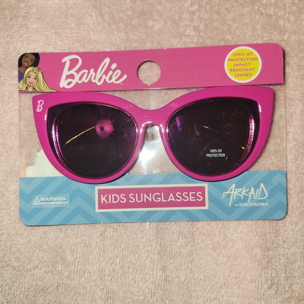 New Barbie Pink Kids Sunglasses with UV Protection